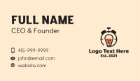 Boba Tea Timer  Business Card Image Preview