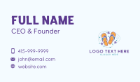 Footwear Vines Slippers Business Card Preview
