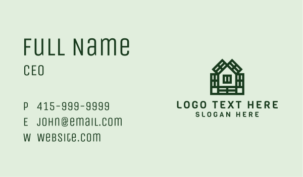 House Tile Pattern  Business Card Design Image Preview