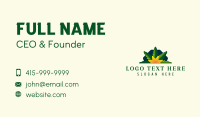 Cannabis Leaf Sunset Business Card Image Preview