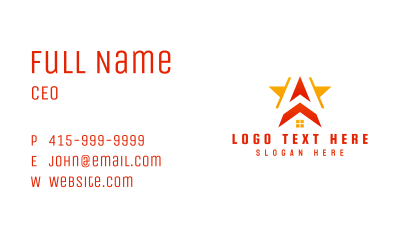 Star House A Business Card Image Preview
