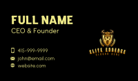 Viking Helmet Shield Business Card Image Preview