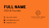 Lion Bank Agency Business Card Design