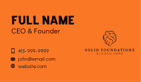 Lion Bank Agency Business Card Design