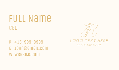 Business Calligraphy Letter H Business Card Image Preview