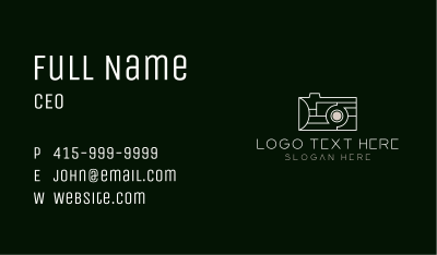 Digicam Photo Booth Business Card Image Preview