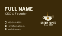 Coffee Cup Pixel  Business Card Image Preview