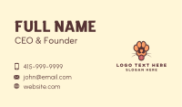 Animal Dog Paw Business Card Image Preview