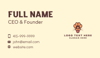 Animal Dog Paw Business Card Design