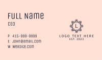 Creative Agency Letter  Business Card Image Preview