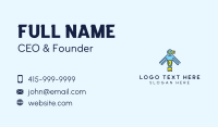 Aztec Bird Symbol Business Card Design