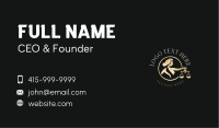Round Lady Scale Business Card Image Preview