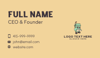 Coffee Cup Sunglasses Business Card Preview