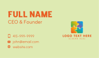 Child Nursery Puzzle Business Card Image Preview