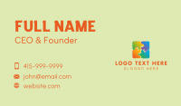 Child Nursery Puzzle Business Card Image Preview