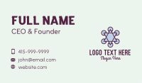 Polygon Star Geometric  Business Card Image Preview