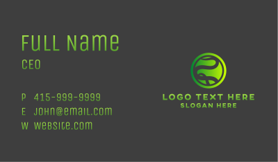 Gradient Vine Badge Business Card Image Preview