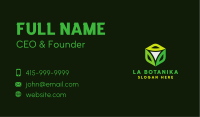 Green Flower Tech Business Card Image Preview