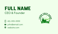 Green Garden Shears Business Card Preview