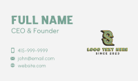 Classic Retro Letter S Business Card Preview