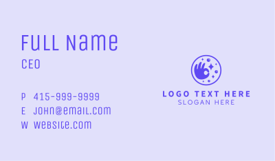 Good Clean Hand Business Card Image Preview