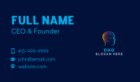 Artificial Intelligence Brain Business Card Image Preview