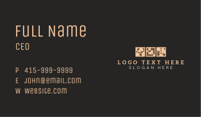 Floor Pavement Tile  Business Card Image Preview