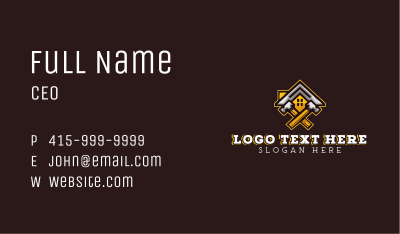Hammer Roof Maintenance Business Card Image Preview