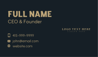 Luxury Brand Wordmark Business Card Image Preview