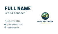 Demolition Excavator Machine Business Card Preview