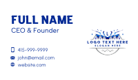 Pressure Roof Washing Business Card Preview