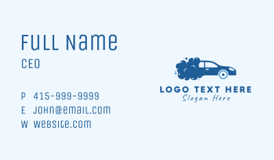 Cleaning Car Wash Business Card Image Preview