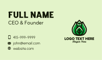 Modern Healthy Leaf  Business Card Image Preview