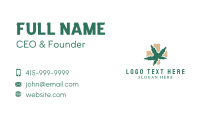 Medical Marijuana Leaf Business Card Image Preview