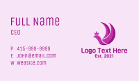 Minimalist Queen Bird Business Card Image Preview