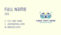 Pressure Wash Housekeeping Business Card Image Preview