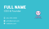 White Wolf Mascot  Business Card Image Preview