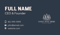 Pine Tree Nature Park Business Card Preview