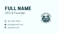 Forest Cabin Roofing Business Card Design
