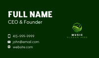 Modern Leaves Wellness Business Card Image Preview