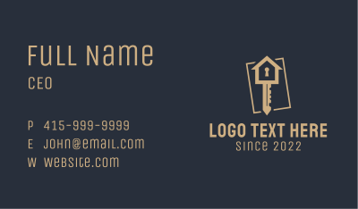 Realtor House Key Business Card Image Preview