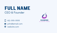 Paintbrush Paint Letter U Business Card Image Preview