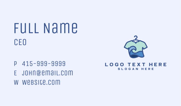 Laundry Wash Shirt Business Card Design Image Preview