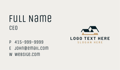House Fence Roof Business Card Image Preview