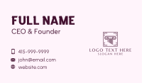 Decorative Legal Pillar Business Card Design
