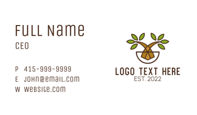 Botanical Garden Plant  Business Card Image Preview