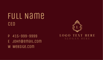 Deluxe Royal Boutique Business Card Image Preview