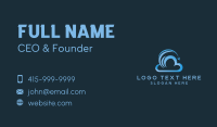 Cloud Transfer Arrow Business Card Image Preview