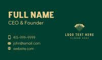 Gold Stocks Financial Investment Business Card Design