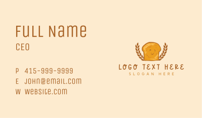 Bread Bakery Wheat Business Card Image Preview